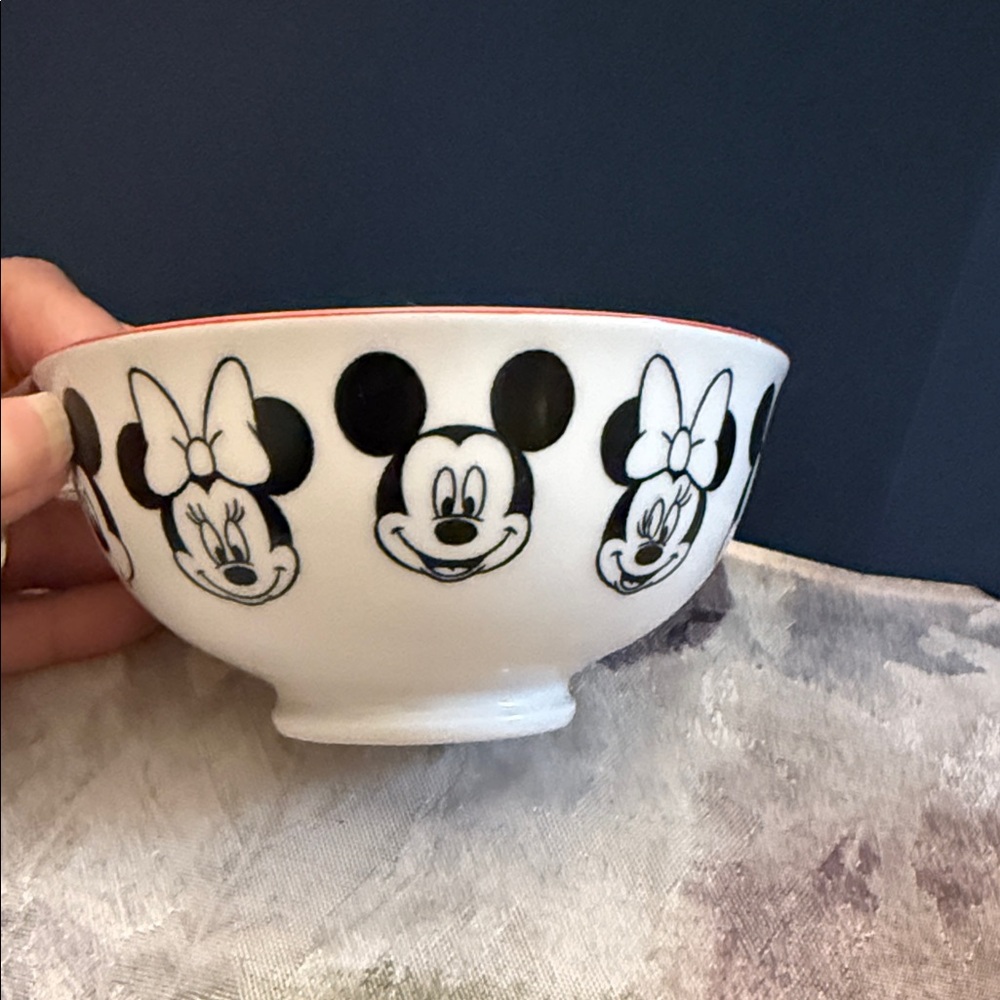 Disney Mickey & Minnie Mouse Rice Or Ramen Bowl